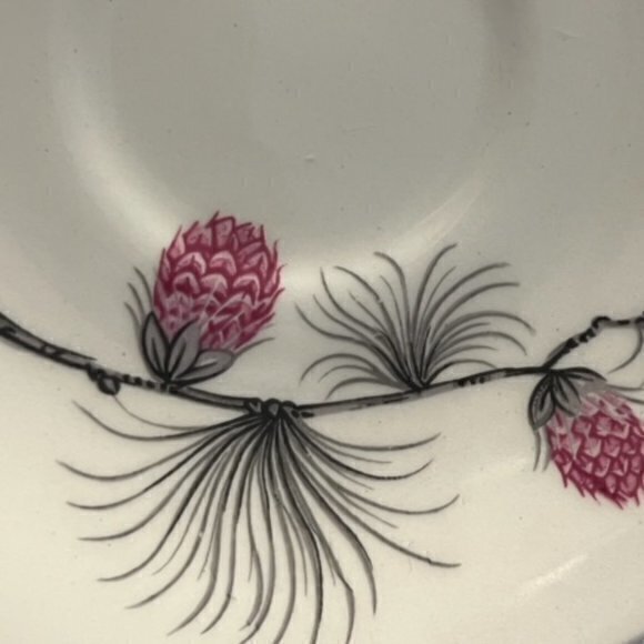 Vintage 1960's Cannonsburg Wild Clover Demi Cup and Saucer EUC CottageCore Indie - Picture 7 of 14